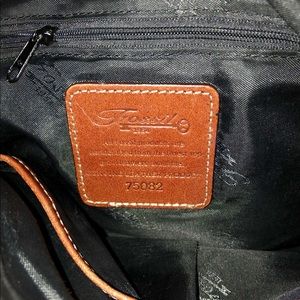 Fossil Bags - Fossil black/brown leather bag purse Fossil Bags - Fossil black/brown leather bag purse